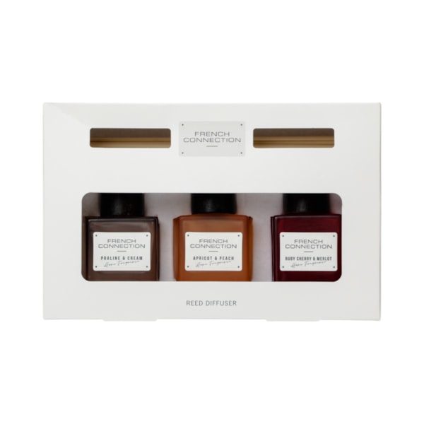 The Autumn Collection Diffuser gift set by French Connection 3 x 50ml The Autumn Collection Diffuser gift set by French Connection 3 x 50ml