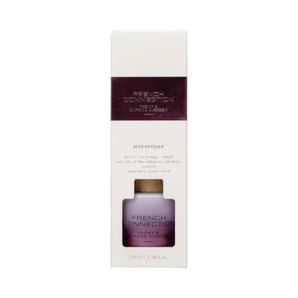 Peony & Almond Blossom Diffuser by French Connection 100ml Peony & Almond Blossom Diffuser by French Connection 100ml