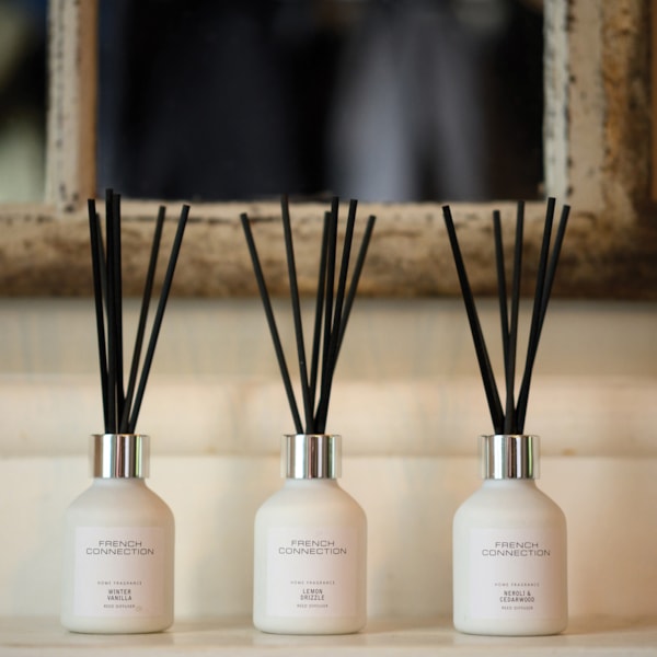 White Collection Trio of Reed Diffusers Set by French Connection 3 x 50ml