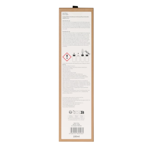 Autumn Nights Reed Diffuser by French Connection 180ml Autumn Nights Reed Diffuser by French Connection 180ml