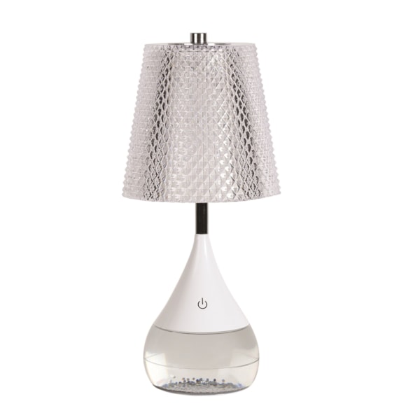 Diamond Shade LED Colour Changing Glitter Lamp 13 x 28cm Diamond Shade LED Colour Changing Glitter Lamp 13 x 28cm