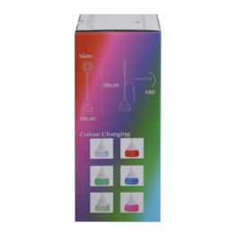 Flexible Neck LED Colour Changing Glitter Lamp 10 x 50cm Flexible Neck LED Colour Changing Glitter Lamp 10 x 50cm