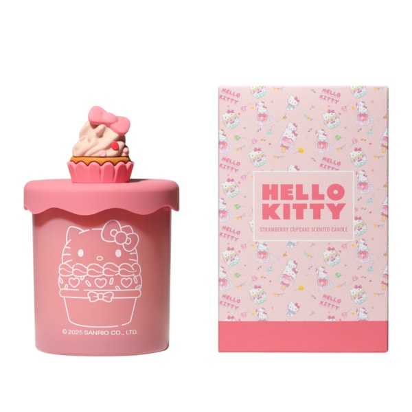 Hello Kitty Strawberry Cupcake Candle 213g Hello Kitty Strawberry Cupcake Candle 213g