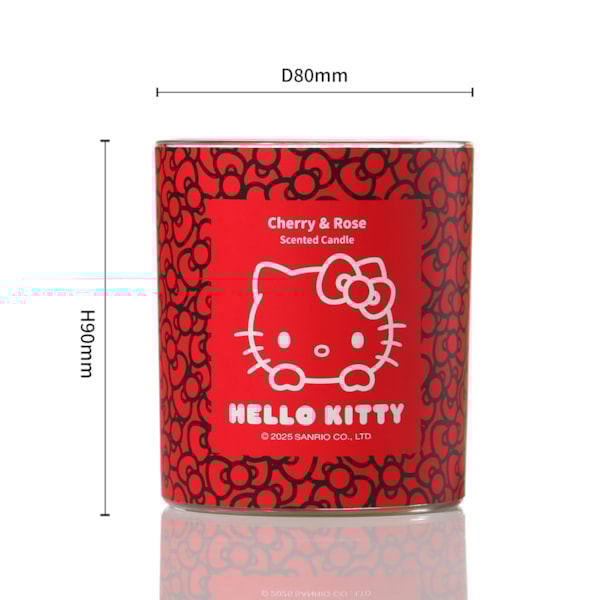 Hello Kitty Cherry & Rose Candle 213g Hello Kitty Cherry & Rose Candle 213g