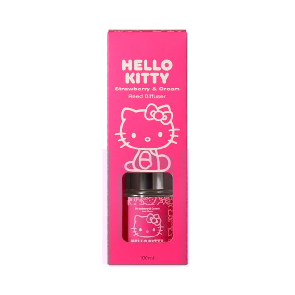 Hello Kitty Strawberry & Cream Reed Diffuser 100ml Hello Kitty Strawberry & Cream Reed Diffuser 100ml