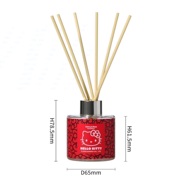 Hello Kitty Cherry & Rose Reed Diffuser 100ml Hello Kitty Cherry & Rose Reed Diffuser 100ml