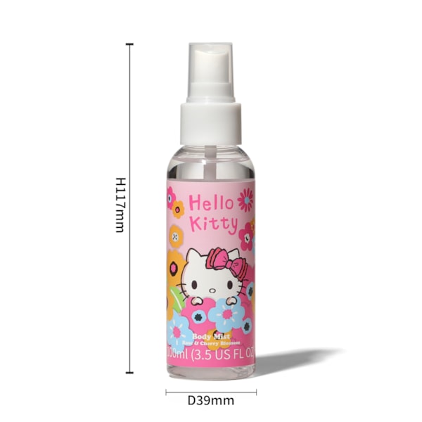 Hello Kitty Rose & Cherry Blossom Body Mist 100ml Hello Kitty Rose & Cherry Blossom Body Mist 100ml