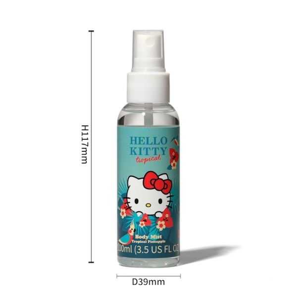 Hello Kitty Tropical Pineapple Body Mist 100ml Hello Kitty Tropical Pineapple Body Mist 100ml