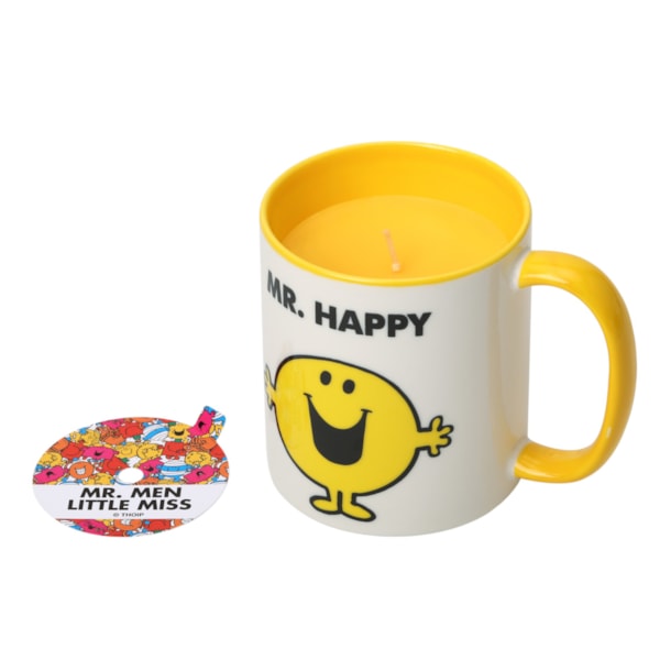 Mr Happy Lemon & Ginger Reusable Mug Candle 256g