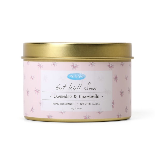 Me To You Bear Candle Tin - Get Well Soon