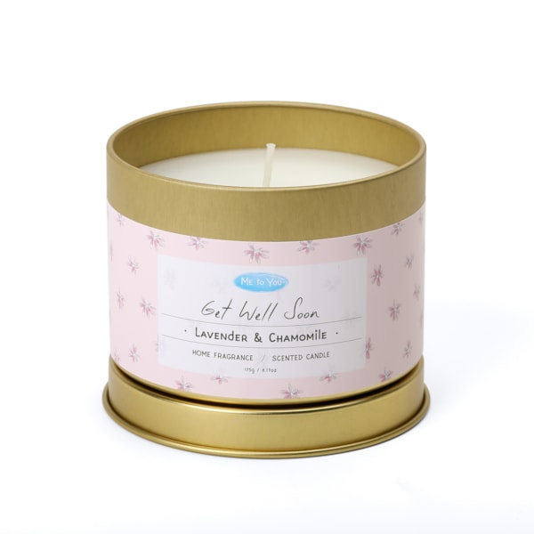 Me To You Bear Candle Tin - Get Well Soon