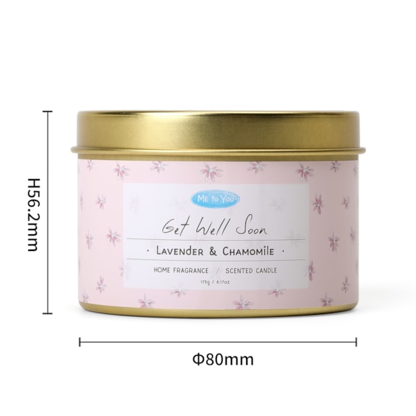 Me To You Bear Candle Tin - Get Well Soon