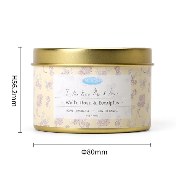 Me To You Bear Candle Tin - The New Mr & Mrs