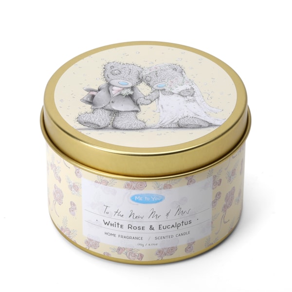 Me To You Bear Candle Tin - The New Mr & Mrs Me To You Bear Candle Tin - The New Mr & Mrs