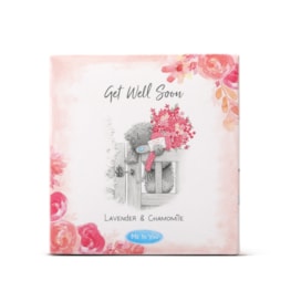 Me To You Bear Glass Candle – Get Well Soon