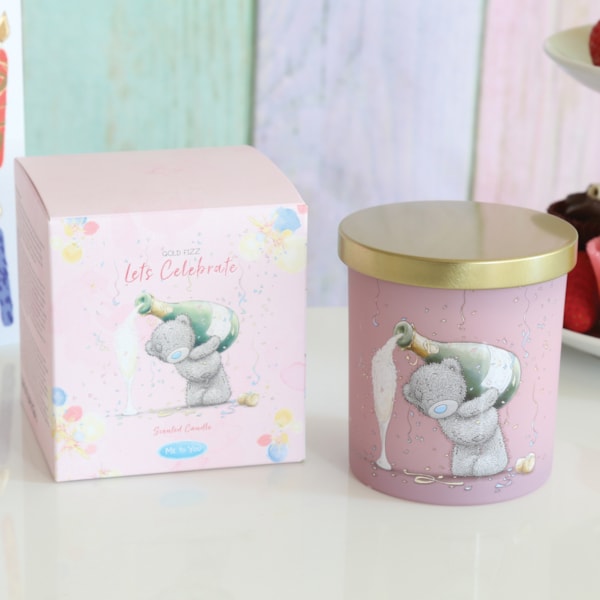 Me To You Bear Glass Candle – Let’s Celebrate