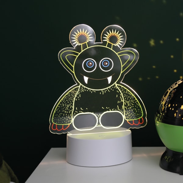 Monster and Dragon 2 in 1 Acrylic Lamp 21cm Monster and Dragon 2 in 1 Acrylic Lamp 21cm