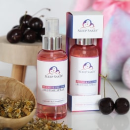 Cherry and Chamomile Fragranced Spray by Sleep Sakes 120ml Cherry and Chamomile Fragranced Spray by Sleep Sakes 120ml