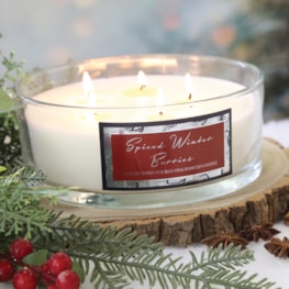 Spiced Winter Berries - 5 Wick Candle Bowl 990g Spiced Winter Berries - 5 Wick Candle Bowl 990g