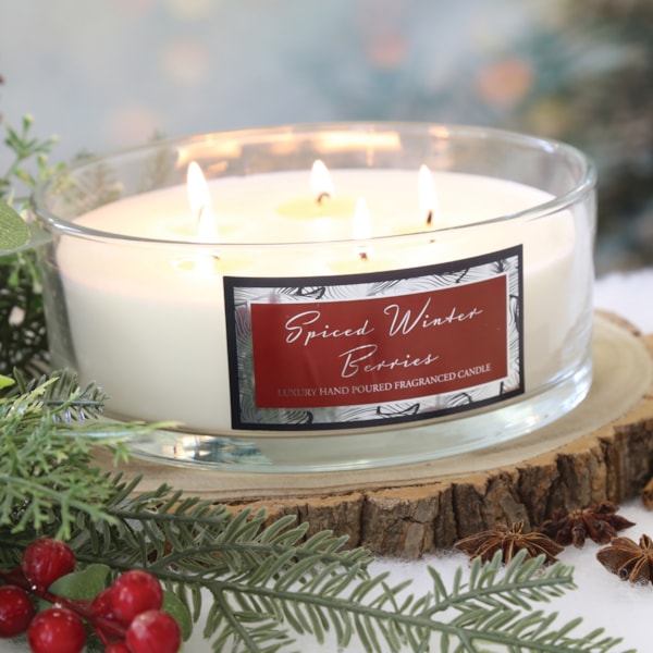 Spiced Winter Berries - 5 Wick Candle Bowl 990g Spiced Winter Berries - 5 Wick Candle Bowl 990g