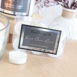 Fresh Clean Linen - Tealights (12 Pieces) Fresh Clean Linen - Tealights (12 Pieces)