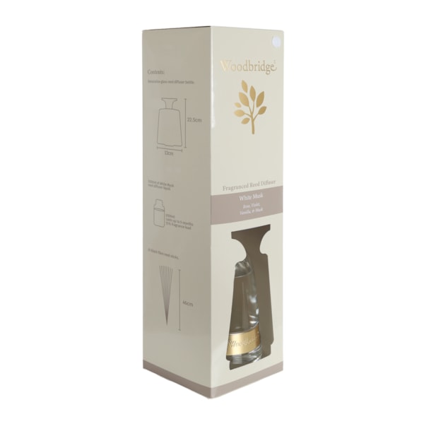 Woodbridge 1000ml Reed Diffuser – White Musk Woodbridge 1000ml Reed Diffuser – White Musk