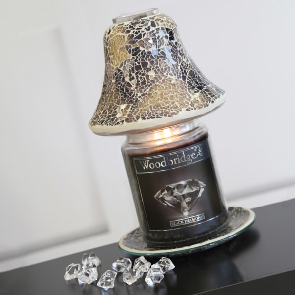 Black Diamond Woodbridge Large Scented Candle Jar Black Diamond Woodbridge Large Scented Candle Jar