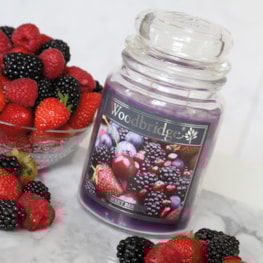 Sweet Berries Woodbridge Large Scented Candle Jar Sweet Berries Woodbridge Large Scented Candle Jar