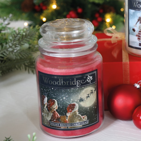 Night Before Christmas Woodbridge Large Scented Candle Jar Night Before Christmas Woodbridge Large Scented Candle Jar