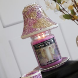 Angel Wings Woodbridge Large Scented Candle Jar Angel Wings Woodbridge Large Scented Candle Jar