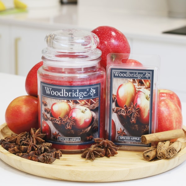 Spiced Apple Woodbridge Large Scented Candle Jar Spiced Apple Woodbridge Large Scented Candle Jar