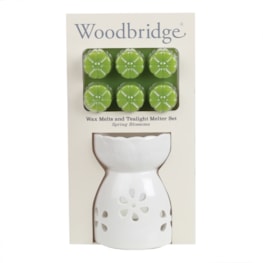 Woodbridge Wax Melts & Tealight Melter Set – Spring Blossoms