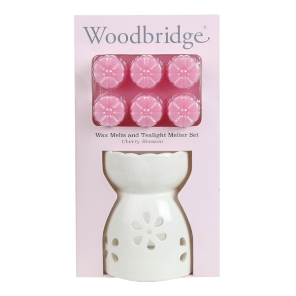 Woodbridge Wax Melts & Tealight Melter Set – Cherry Blossom Woodbridge Wax Melts & Tealight Melter Set – Cherry Blossom