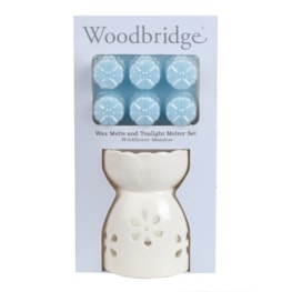 Woodbridge Wax Melts & Tealight Melter Set – Wildflower Meadow