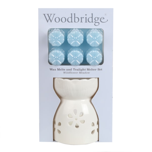 Woodbridge Wax Melts & Tealight Melter Set – Wildflower Meadow