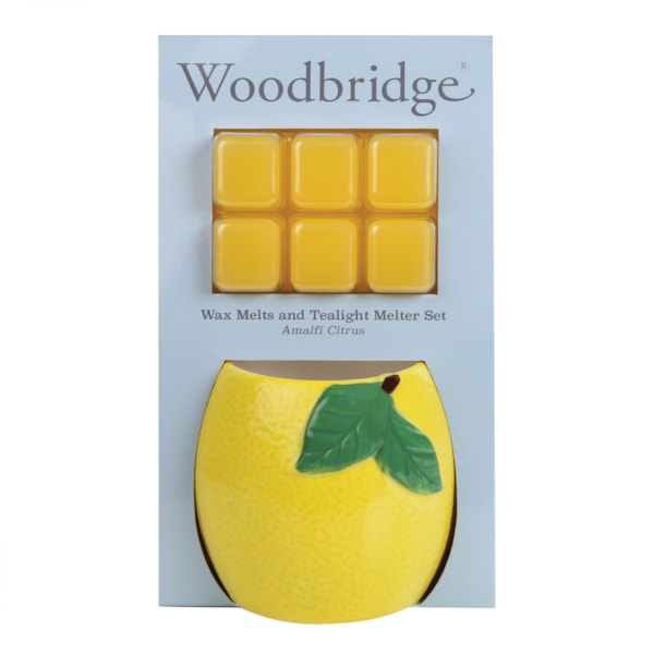 Woodbridge Wax Melts & Tealight Melter Set – Amalfi Citrus