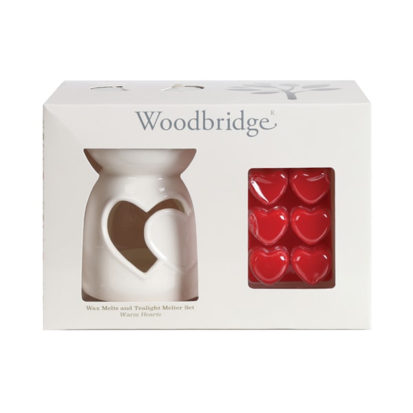 Woodbridge Wax Melts & Tealight Melter Set – Warm Hearts