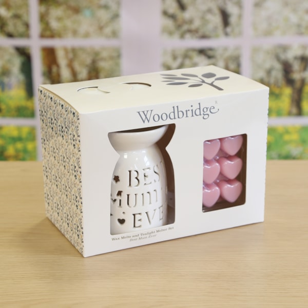 Woodbridge Wax Melts & Tealight Melter Set – Best Mum Ever