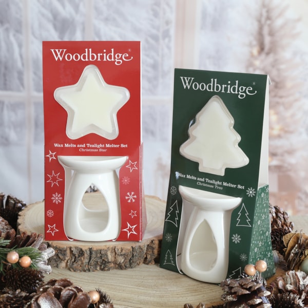 Woodbridge Wax Melts & Tealight Melter Set – Red Star