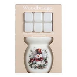 Woodbridge Wax Melts & Tealight Melter Set – Snowman Woodbridge Wax Melts & Tealight Melter Set – Snowman