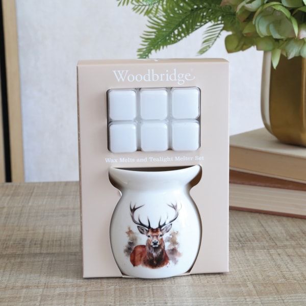 Woodbridge Wax Melts & Tealight Melter Set – Stag