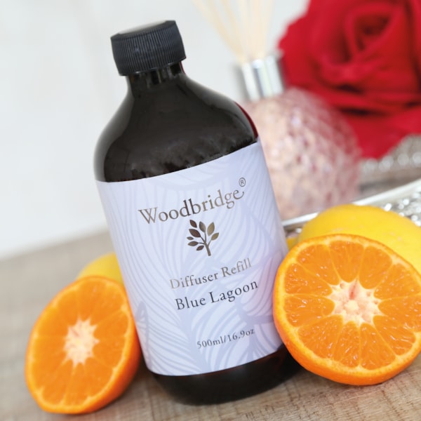Blue Lagoon - Reed Diffuser Liquid Refill Bottle by Woodbridge 500ml Blue Lagoon - Reed Diffuser Liquid Refill Bottle by Woodbridge 500ml