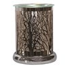 Electric Wax Melter Touch - Silver Silhouette Forest 17cm Electric Wax Melter Touch - Silver Silhouette Forest 17cm