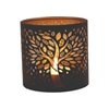 Tealight Wax Melter and Candle Holder - Black Silhouette Tree of Life 10.5cm Tealight Wax Melter and Candle Holder - Black Silhouette Tree of Life 10.5cm