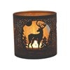 Tealight Wax Melter and Candle Holder - Black Silhouette Stag 10.5cm Tealight Wax Melter and Candle Holder - Black Silhouette Stag 10.5cm