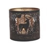 Tealight Wax Melter and Candle Holder - Black Silhouette Stag 10.5cm Tealight Wax Melter and Candle Holder - Black Silhouette Stag 10.5cm