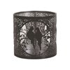 Tealight Wax Melter & Candle Holder - Black & Silver Silhouette Doves 10.5cm Tealight Wax Melter & Candle Holder - Black & Silver Silhouette Doves 10.5cm