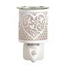 Wax Melter Plug In - White & Gold Silhouette Heart 13cm Wax Melter Plug In - White & Gold Silhouette Heart 13cm