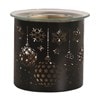 Tealight Wax Melter and Candle Holder - Black Silhouette Melter Baubles Tealight Wax Melter and Candle Holder - Black Silhouette Melter Baubles