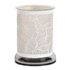 Electric Wax Melter Touch - White Silhouette Botanicals 17cm Electric Wax Melter Touch - White Silhouette Botanicals 17cm